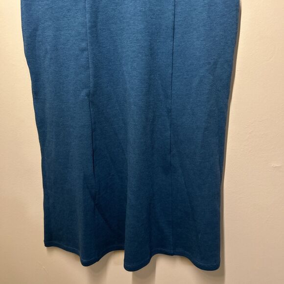 NWT Toad & Co Eco Tomboy Dress Small Inky Teal Cap Sleeve Pockets - Picture 4 of 12